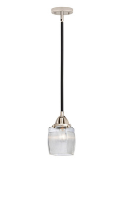 Innovations - 288-1S-BPN-G302-LED - LED Mini Pendant - Nouveau 2 - Black Polished Nickel