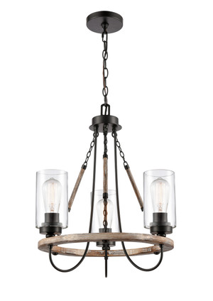 Innovations - 442-3CR-BK-G4422-LED - LED Mini Chandelier - Paladin - Matte Black