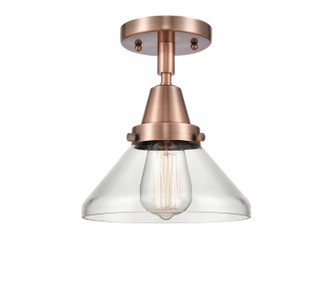Innovations - 447-1C-AC-G4472 - One Light Flush Mount - Caden - Antique Copper