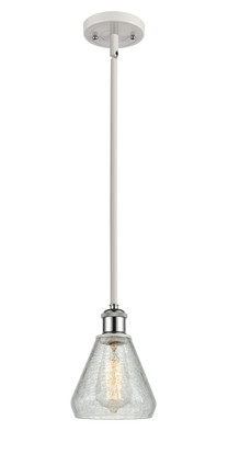 Innovations - 516-1S-WPC-G275 - One Light Mini Pendant - Ballston - White Polished Chrome