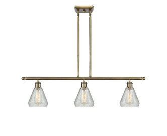 Innovations - 516-3I-AB-G275 - Three Light Island Pendant - Ballston - Antique Brass