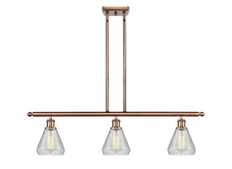 Innovations - 516-3I-AC-G275 - Three Light Island Pendant - Ballston - Antique Copper