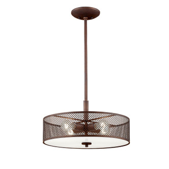 Millennium - 7364-RBZ - Four Light Pendant - Akron - Rubbed Bronze
