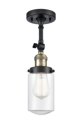 Innovations - 201F-BAB-G312-LED - LED Semi-Flush Mount - Franklin Restoration - Black Antique Brass