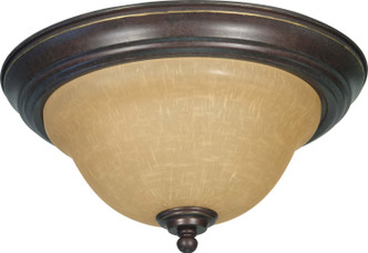 Nuvo Lighting - 60-1038 - Two Light Flush Mount - Castillo - Sonoma Bronze / Champagne