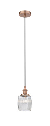 Innovations - 616-1PH-AC-G302 - One Light Mini Pendant - Edison - Antique Copper