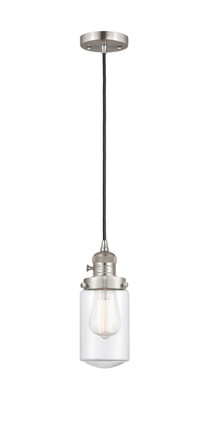 Innovations - 201CSW-SN-G312-LED - LED Mini Pendant - Franklin Restoration - Brushed Satin Nickel