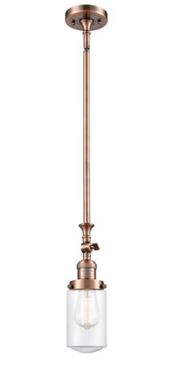 Innovations - 206-AC-G312 - One Light Mini Pendant - Franklin Restoration - Antique Copper