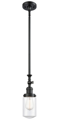Innovations - 206-BK-G312-LED - LED Mini Pendant - Franklin Restoration - Matte Black