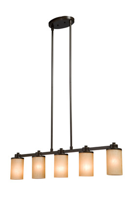 Artcraft - AC1306OB - Five Light Island Pendant - Parkdale - Oil Rubbed Bronze