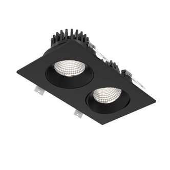 Dals - GBR35-CC-DUO-BK - Regressed Gimbal Downlight - Revolve - Black