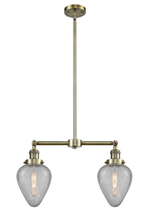 manufacturer_finish:Antique Brass|manufacturer_glass:Clear Crackle Geneseo|light_output:220.00lm|color_temperature:2200K|cri:99
