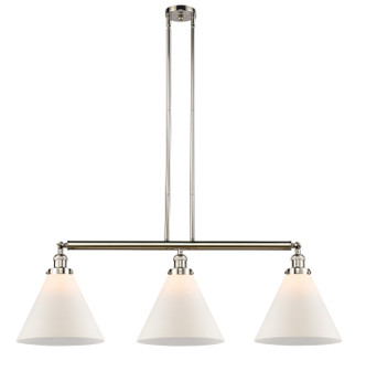 manufacturer_finish:Polished Nickel|manufacturer_glass:Cased Matte White Cone 12|light_output:220.00lm|color_temperature:2200K|cri:99