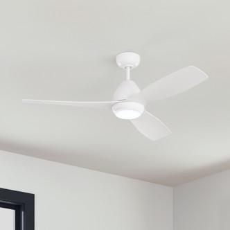 Kylpin 52" Ceiling Fan (1101LED-MWW-MWW)