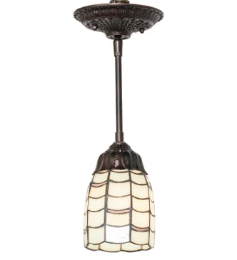 Meyda Tiffany - 265895 - One Light Mini Pendant - Maiss - Mahogany Bronze