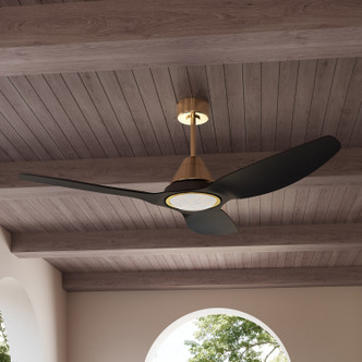 Karrston 54" Ceiling Fan (1120LED-BR-MBK)