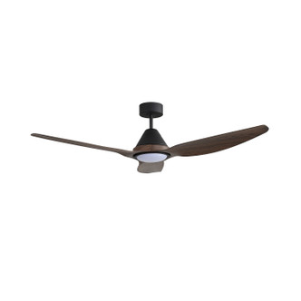 Karrston 54" Ceiling Fan (1120LED-MBK-WT)