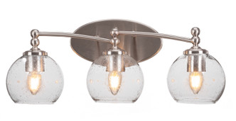 Toltec Lighting - 593-BN-4100 - Three Light Bathroom Lighting - Capri - Brushed Nickel