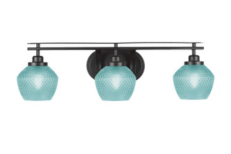 Toltec Lighting - 2613-MB-4625 - Three Light Bath Bar - Odyssey - Matte Black
