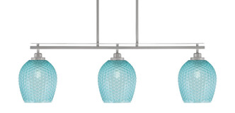 Toltec Lighting - 2636-BN-4905 - Three Light Island Pendant - Odyssey - Brushed Nickel
