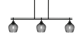 Toltec Lighting - 2636-MB-4602 - Three Light Island Pendant - Odyssey - Matte Black