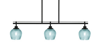 Toltec Lighting - 2636-MB-4605 - Three Light Island Pendant - Odyssey - Matte Black