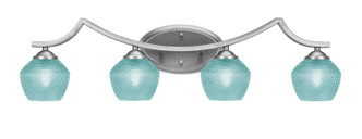 Toltec Lighting - 554-GP-4625 - Four Light Bath Bar - Zilo - Graphite