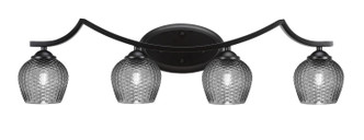 Toltec Lighting - 554-MB-4602 - Four Light Bath Bar - Zilo - Matte Black