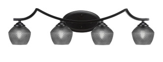Toltec Lighting - 554-MB-4622 - Four Light Bath Bar - Zilo - Matte Black