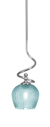 Toltec Lighting - 901-BN-4605 - One Light Mini Pendant - Capri - Brushed Nickel