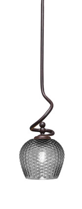 Toltec Lighting - 901-DG-4602 - One Light Mini Pendant - Capri - Dark Granite