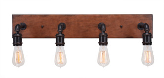 Toltec Lighting - 1134-AT18 - Four Light Bath Bar - Portland