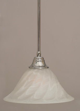 Toltec Lighting - 26-CH-5731 - One Light Pendant - Stem - Chrome