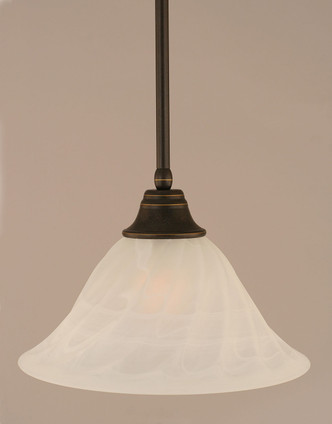 Toltec Lighting - 26-DG-5731 - One Light Pendant - Stem - Dark Granite