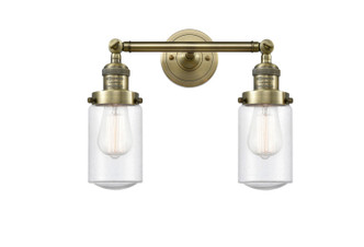 Innovations - 208-AB-G314-LED - LED Bath Vanity - Franklin Restoration - Antique Brass