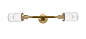 Innovations - 208L-BB-G314 - Two Light Bath Vanity - Franklin Restoration - Brushed Brass
