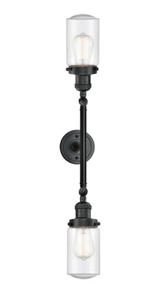 Franklin Restoration LED Bath Vanity (208L-BK-G314-LED)