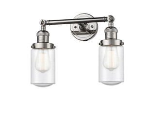 Innovations - 208-PN-G314 - Two Light Bath Vanity - Franklin Restoration - Polished Nickel