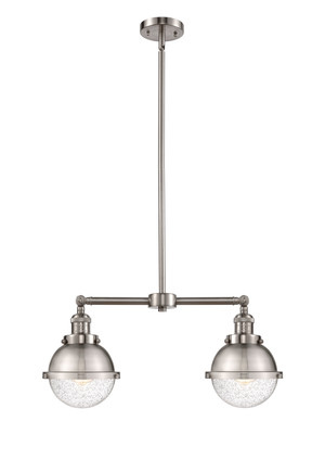 Innovations - 209-SN-HFS-64-SN-LED - LED Island Pendant - Franklin Restoration - Brushed Satin Nickel