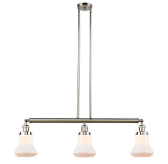 Innovations - 213-PN-G191 - Three Light Island Pendant - Franklin Restoration - Polished Nickel