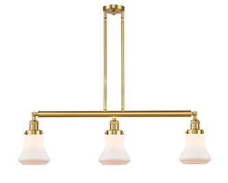 Innovations - 213-SG-G191-LED - LED Island Pendant - Franklin Restoration - Satin Gold