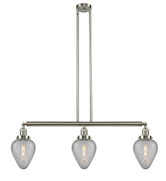 Innovations - 213-SN-G165-LED - LED Island Pendant - Franklin Restoration - Brushed Satin Nickel