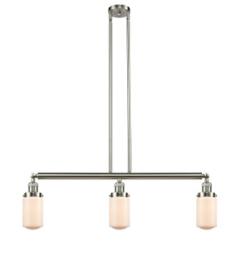Innovations - 213-SN-G311-LED - LED Island Pendant - Franklin Restoration - Brushed Satin Nickel