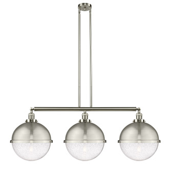 Innovations - 213-SN-HFS-124-SN - Three Light Island Pendant - Franklin Restoration - Brushed Satin Nickel
