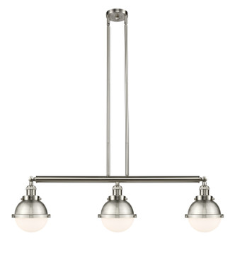 Innovations - 213-SN-HFS-61-SN - Three Light Island Pendant - Franklin Restoration - Brushed Satin Nickel