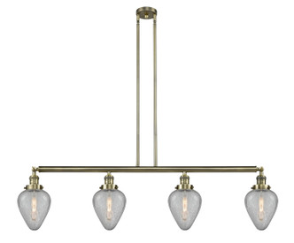 Innovations - 214-AB-G165-LED - LED Island Pendant - Franklin Restoration - Antique Brass