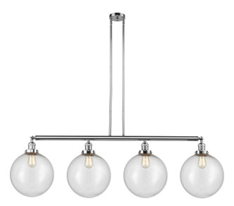 Innovations - 214-PC-G204-12 - Four Light Island Pendant - Franklin Restoration - Polished Chrome