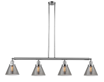 Innovations - 214-PC-G43 - Four Light Island Pendant - Franklin Restoration - Polished Chrome
