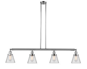 Innovations - 214-PC-G62 - Four Light Island Pendant - Franklin Restoration - Polished Chrome
