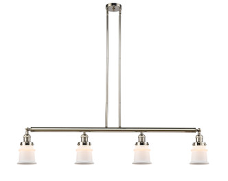 Innovations - 214-PN-G181S - Four Light Island Pendant - Franklin Restoration - Polished Nickel
